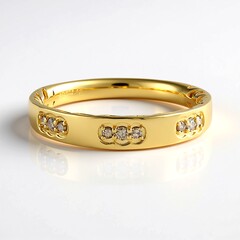 Anello in argento con Diamante Champagne I2