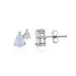 Welo Opal Silver Earrings