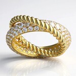 Bague en argent et Zircon (Adela Silber)