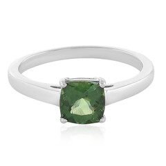 Bague en argent et Apatite chromifère