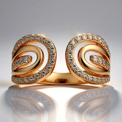 Anello in oro con Diamante Rose de France SI1 di Argyle (Annette)