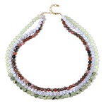 Collar en plata con Rodonita