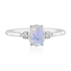 Bague en argent et Opale Welo
