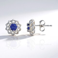 Orecchini in argento con Tanzanite