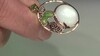 Colgante en plata con Piedra de Luna blanca (Adela Silber)