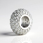 Ciondolo in argento con Topazio Bianco (MONOSONO COLLECTION)