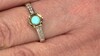 Bague en argent et Turquoise Sleeping Beauty