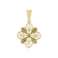 Ciondolo in oro con Diamante Champagne I2 (Ornaments by de Melo)