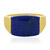 Zilveren ring met een lapis lazuli (MONOSONO COLLECTION)