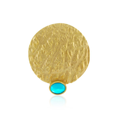 Äthiopischer Blauer Opal-Silberanhänger (MONOSONO COLLECTION)