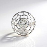 Ciondolo in argento con Topazio Bianco (MONOSONO COLLECTION)