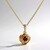 Collana in oro con Rubino Mozambico AAA (CIRARI)