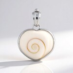 Ciondolo in argento con Occhio di Shiva