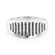 Bague en argent et Spinelle noir