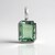 Ciondolo in argento con Fluorite Verde
