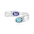 Bague en argent et Apatite de Paraiba (KM by Juwelo)