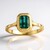 Bague en or et Tourmaline verte de Benedito