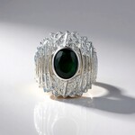 Anello in argento con Opale Mezezo (de Melo Essence)
