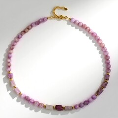 Collana in argento con Kunzite