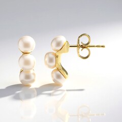 Orecchini in argento con Perla d'Acqua Dolce Bianca