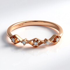 Anello in oro con Diamante SI1 (H)