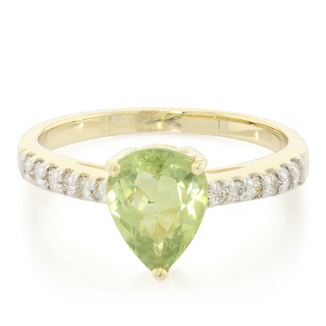 Nigerianischer Paraiba-Turmalin-Goldring