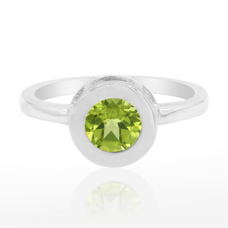 Anello in argento con Peridoto
