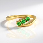 Anello in argento con Lemshuku Tsavorite