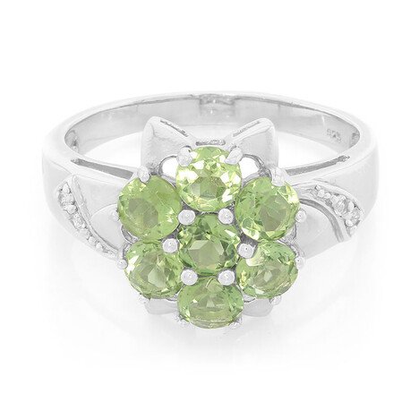 Anello in argento con Apatite Russa