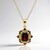 Collana in argento con Granato
