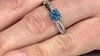Anillo en plata con Topacio de Marambaia
