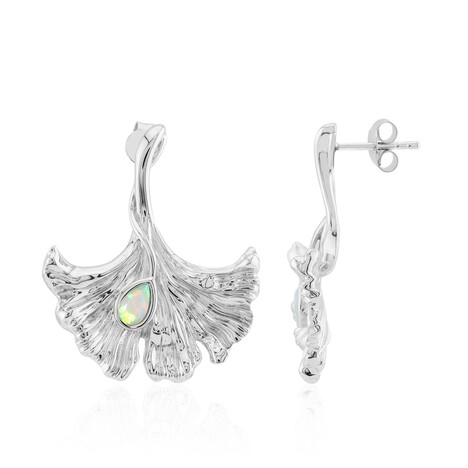 Welo-Opal-Silberohrringe (MONOSONO COLLECTION)