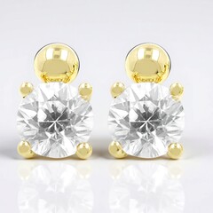 Orecchini in oro con Zircone (de Melo Gold)