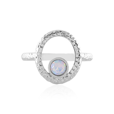 Welo-Opal-Silberring (MONOSONO COLLECTION)