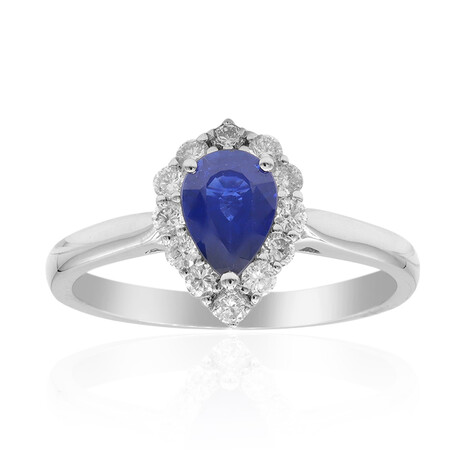 Blauer Ceylon-Saphir-Goldring