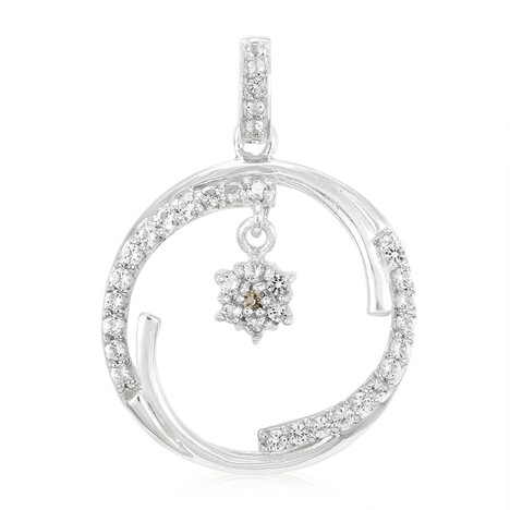 Ciondolo in argento con Quarzo Fumè