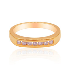 Pinkfarbener I3 Argyle-Brillant-Goldring (Mark Tremonti)