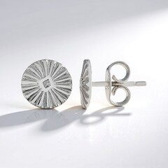 Orecchini in argento con Diamante I2 (I)