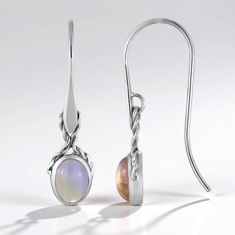 Orecchini in argento con Ametrina