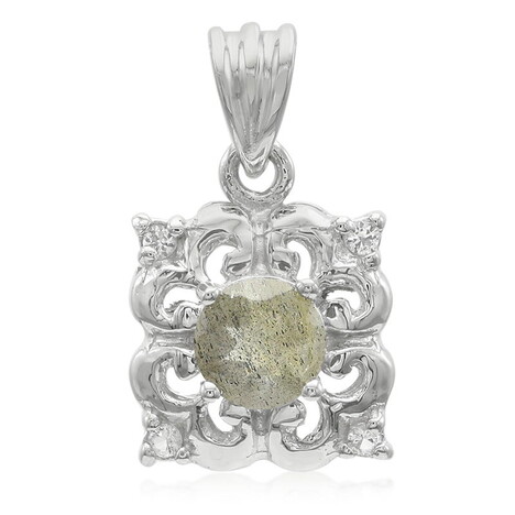 Spektrolith-Silberanhänger