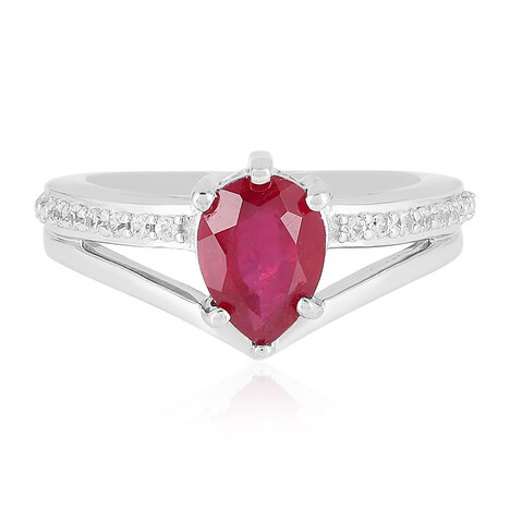 Madagascar Ruby Silver Ring