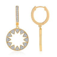 SI1 (G) Brillant-Goldohrringe (Annette)