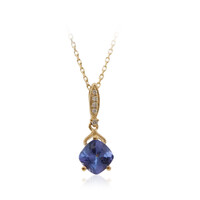 Collana in oro con Tanzanite AAA