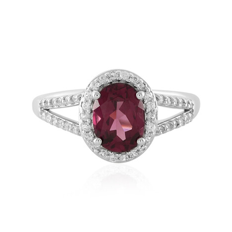 Malawi-Granat-Silberring