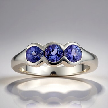 Tanzanite Silver Ring (Pallanova)