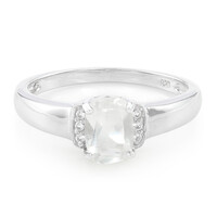 Bague en argent et Orthose