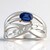 Anello in argento con Cianite del Nepal (Pallanova)