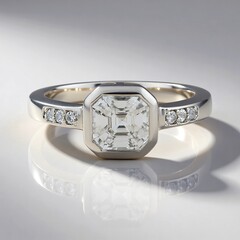Anello in argento con Zircone