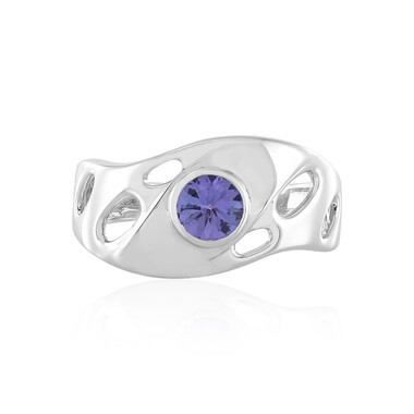 Anillo en plata con Tanzanita (de Melo)