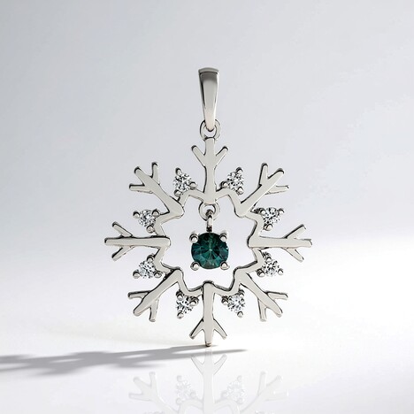 Ciondolo in argento con Zircone Ratanakiri